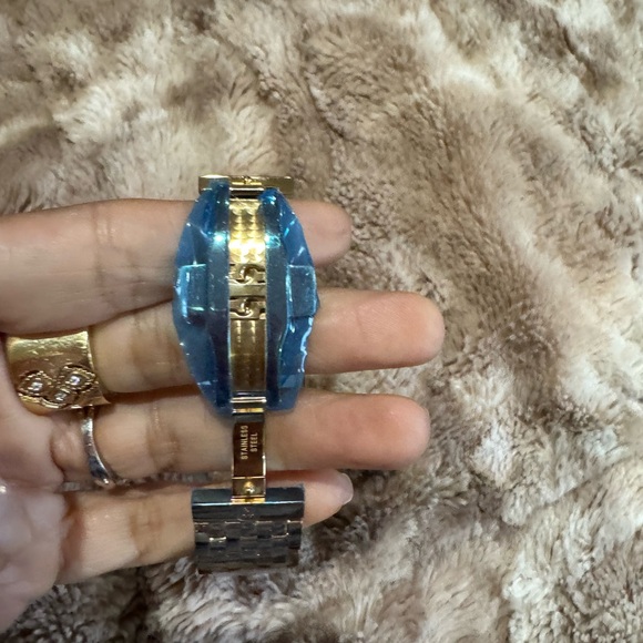 $2999 NEW MICHELE CSX-36 Gold-Tone Diamond Chronograph Watch | Swiss Quartz - Picture 8 of 8